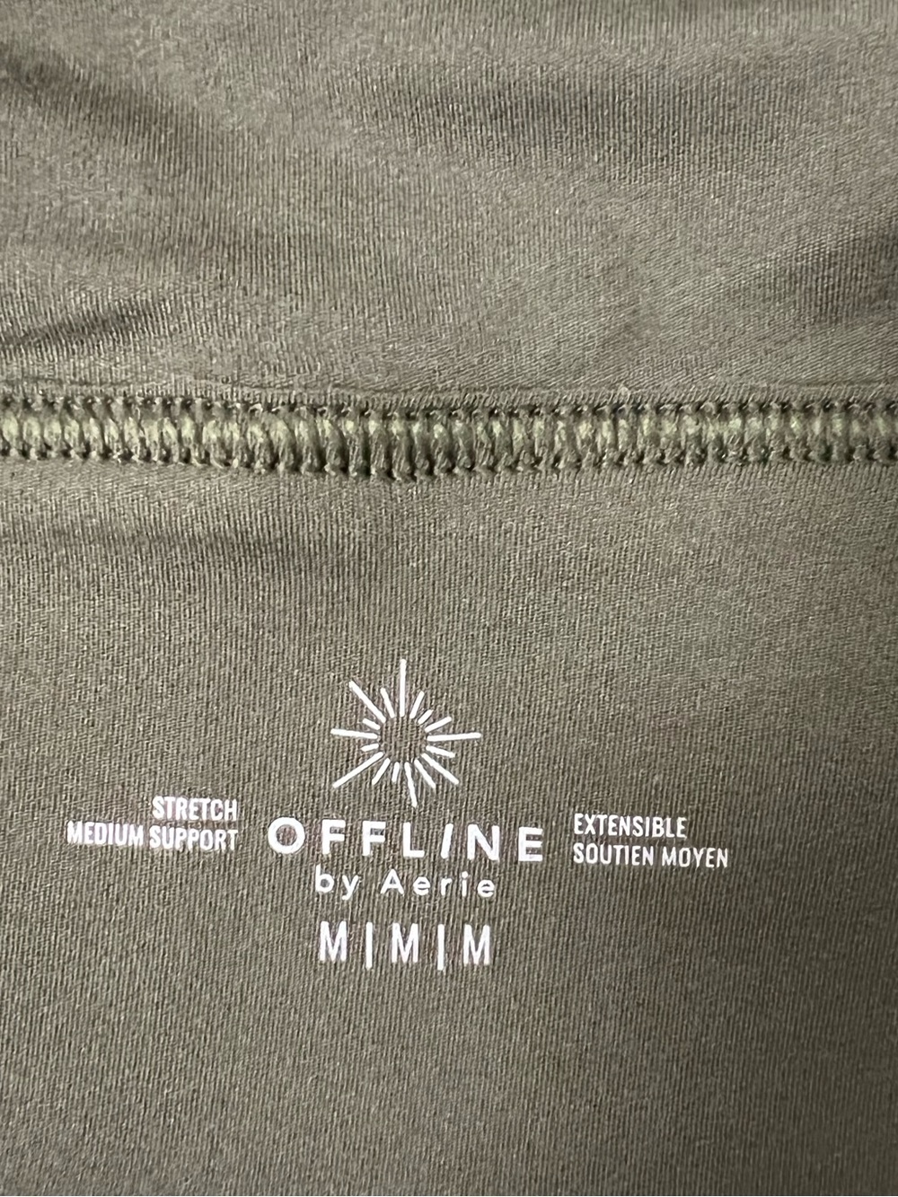 Offline Arie Olive Camo Strappy Sports Bralette - Women Intimates NWOT - Picture 6 of 7